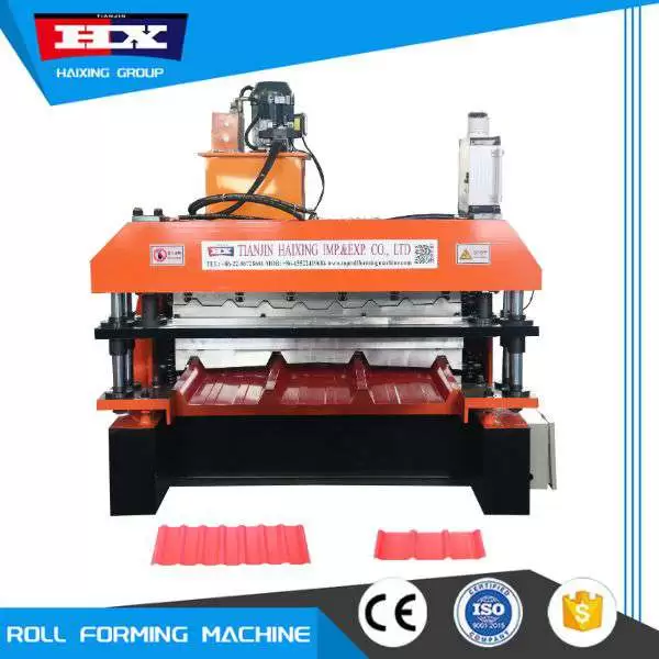 maquina para hacer planchas de zinc de pv4 y pv8
