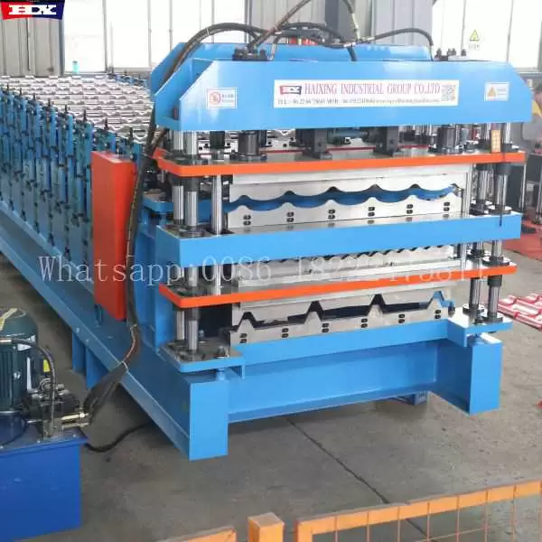 maquina para fabricar planchas de zinc de teja y acanalada y trapezoidal