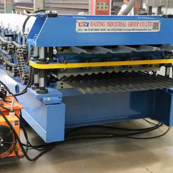 maquina para hacer laminas de techo de trapezoidal y acanalada