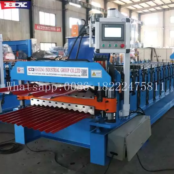 maquina para fabricar zinc acanalado 836 y trapezoidal 840
