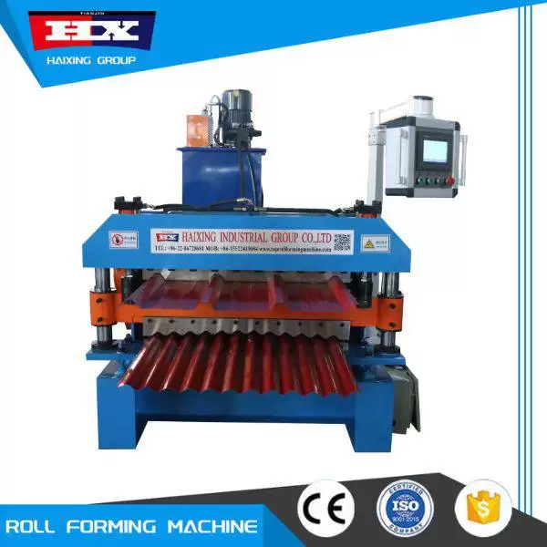 maquina para fabricar zinc acanalado 836 y trapezoidal 840