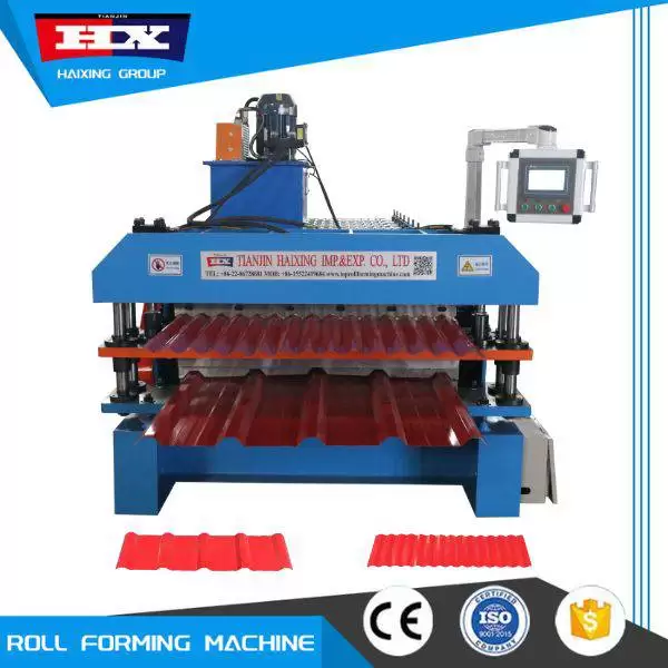 maquina para hacer chapas de techo acanalada y T-101