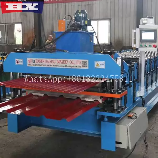 maquina para hacer chapas de techo acanalada y T-101